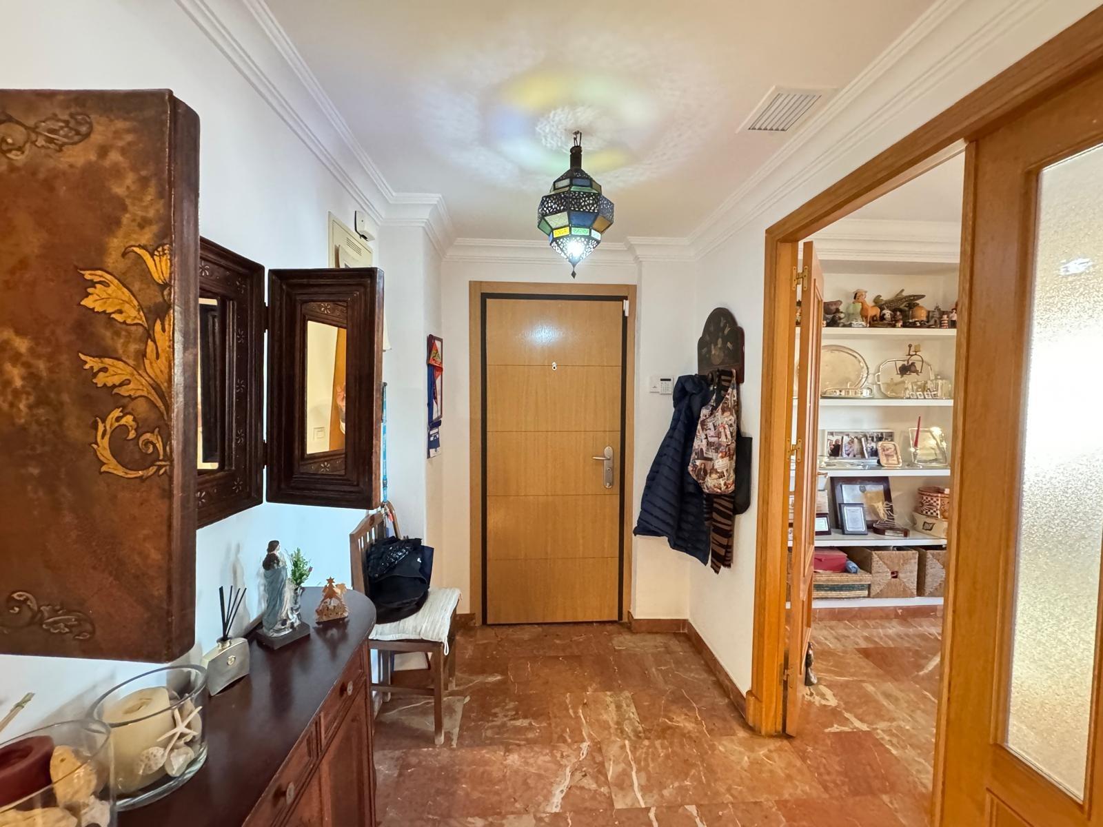 Open-plan living and dining area with terrace access, Torrevieja Centre apartment