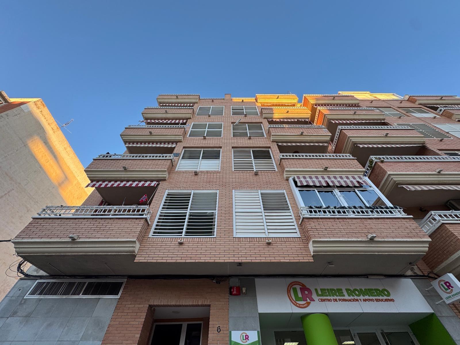 Close-up of terrace floor tiles, Torrevieja Centre apartment