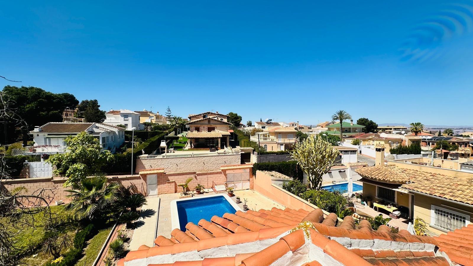 Communal area within the gated urbanisation in Los Balcones, Torrevieja