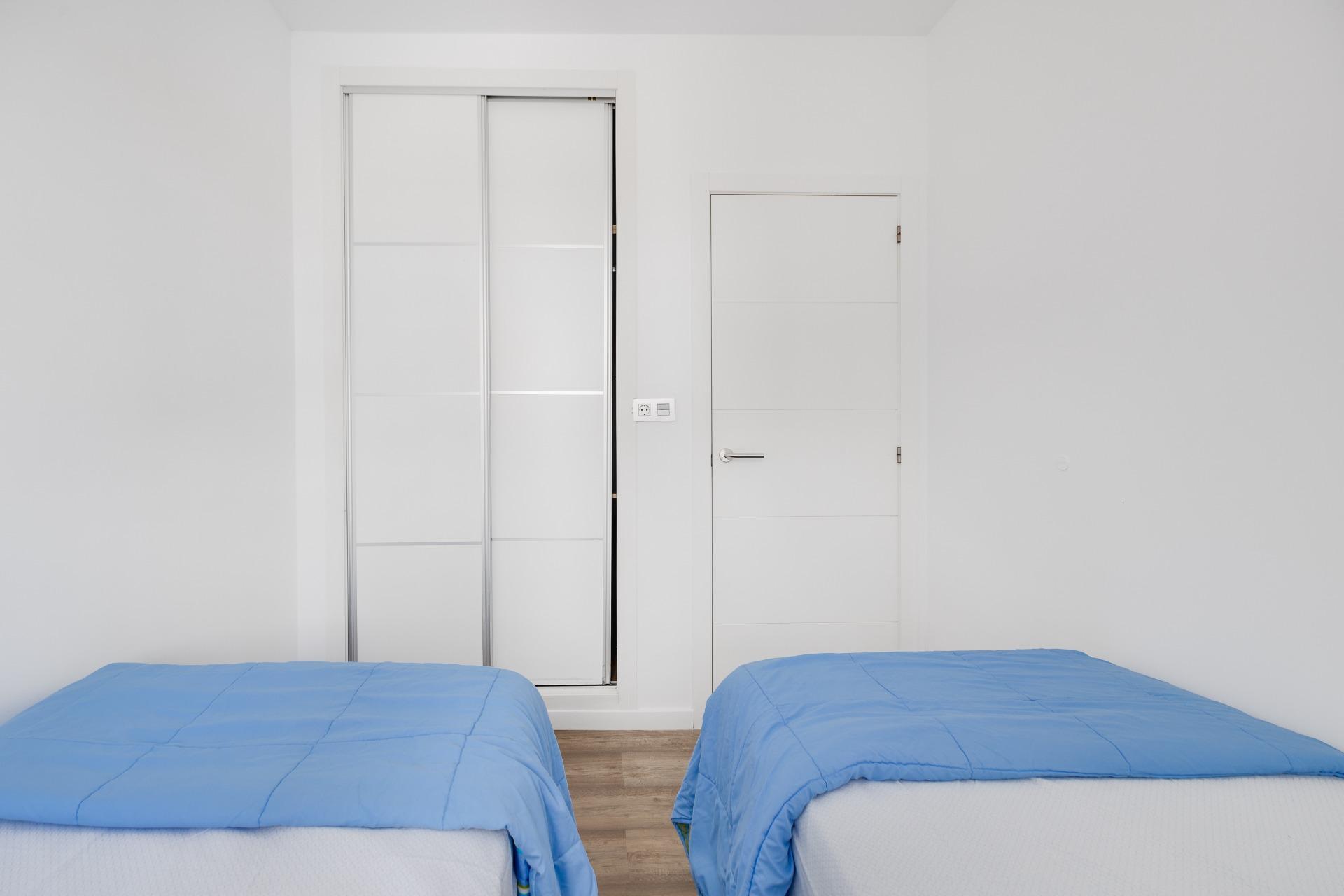 Patio access door from living room, ground-floor apartment, Playa de los Locos, Torrevieja