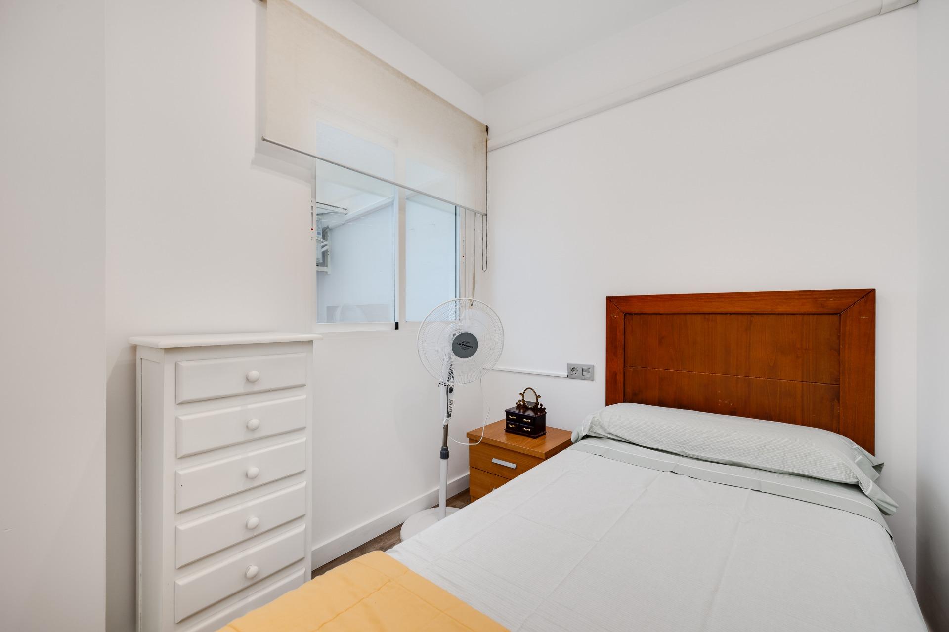 Living room seating area with air conditioning unit visible, Playa de los Locos, Torrevieja