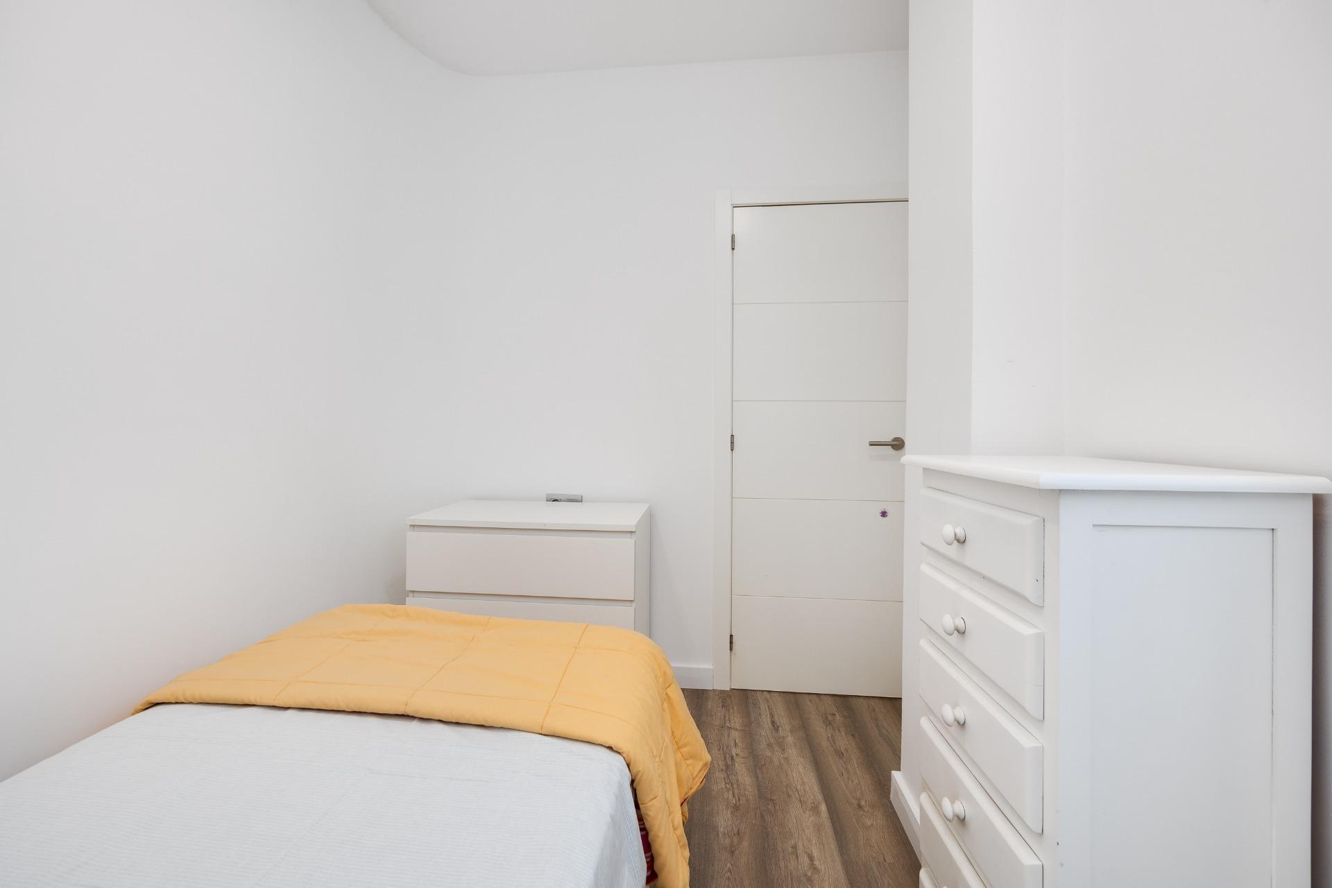 Bedroom with east-facing window and morning light, Playa de los Locos, Torrevieja