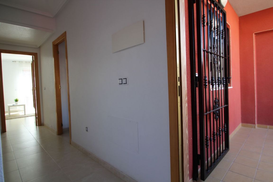 Window view from living room, townhouse Aguas Nuevas 1, Torrevieja