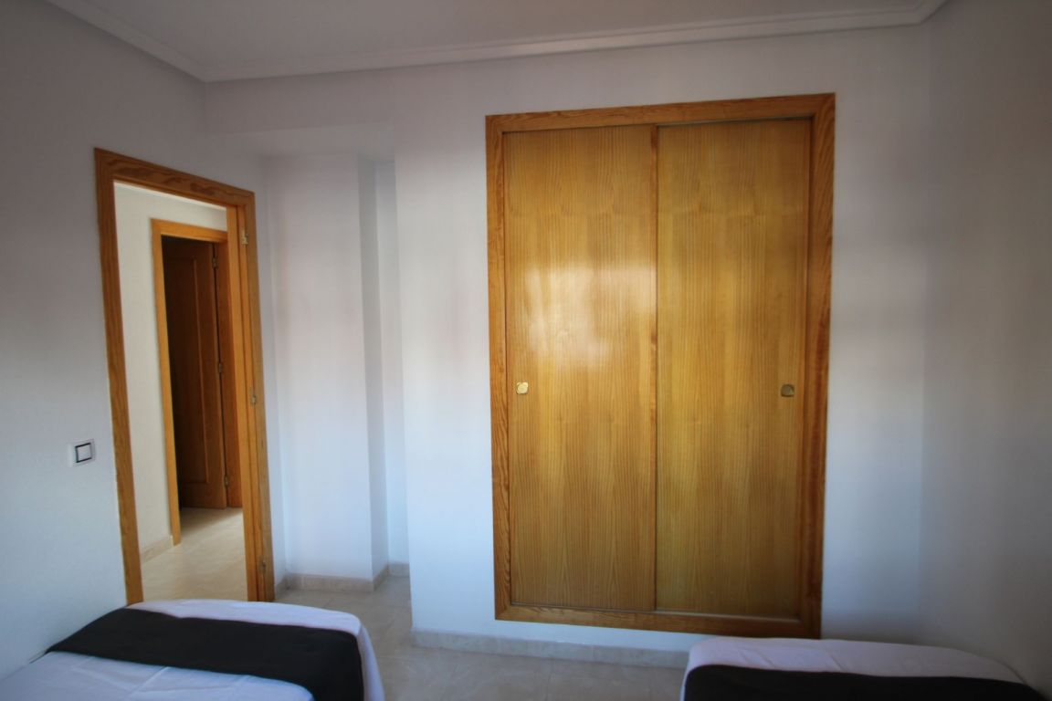 Kitchen worktop and fitted units detail, townhouse Aguas Nuevas 1, Torrevieja