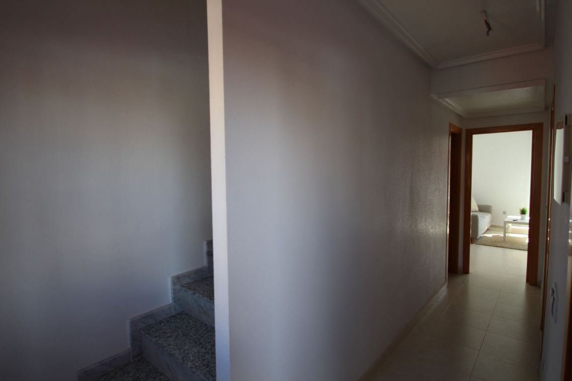Bathroom tiles and basin fittings in townhouse, Aguas Nuevas 1, Torrevieja