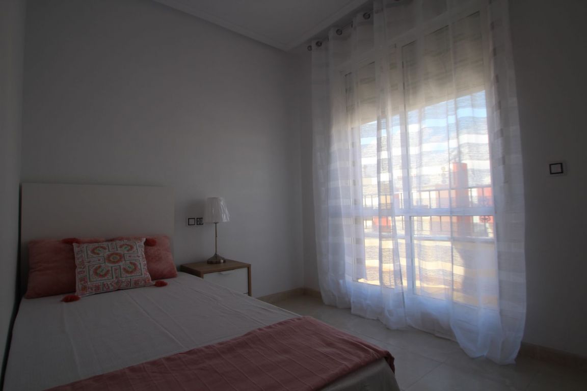Patio area with outdoor furniture, townhouse Aguas Nuevas 1, Torrevieja