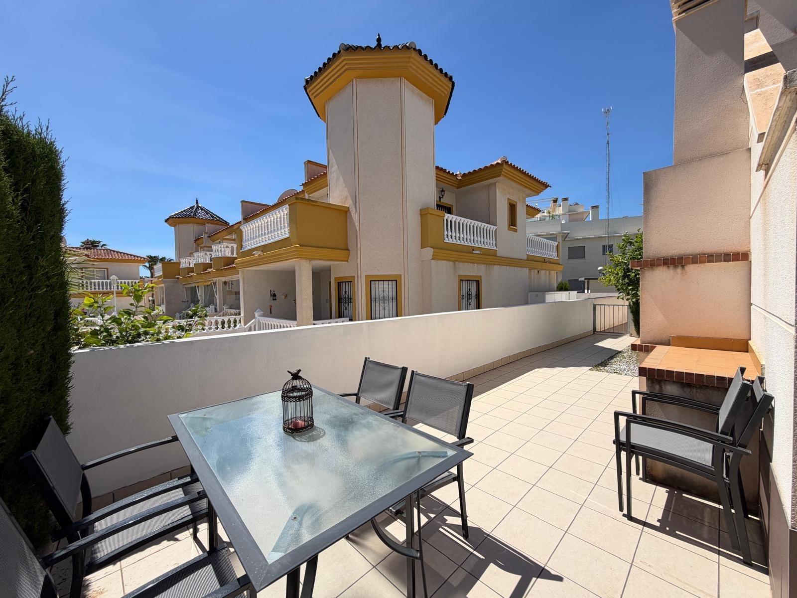 Upper-level solarium with open sky, villa in Doña Pepa, Ciudad Quesada