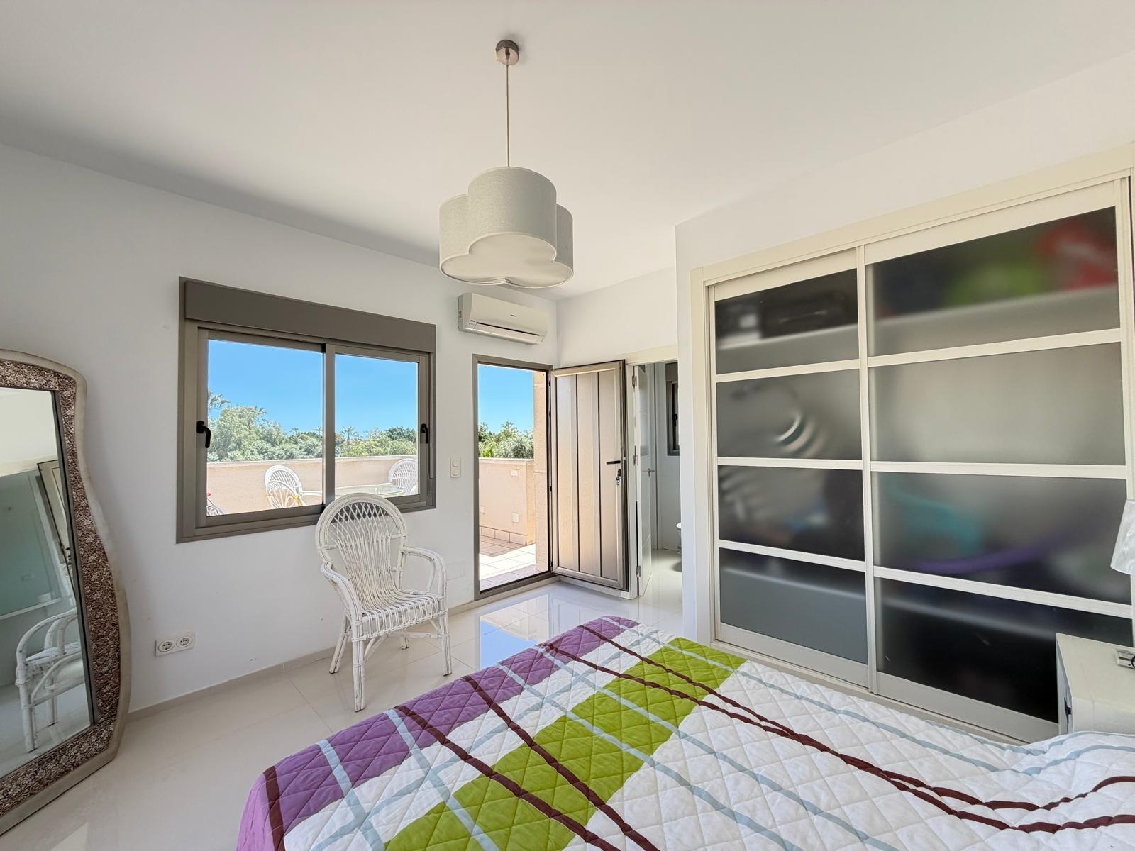 Rear patio with covered area, 4-bedroom villa, Doña Pepa