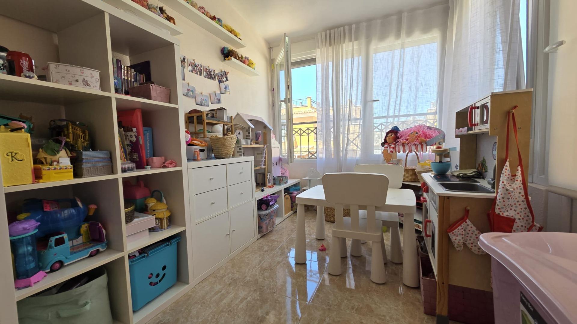 Staircase inside 3-bedroom corner townhouse, Aguas Nuevas, Torrevieja