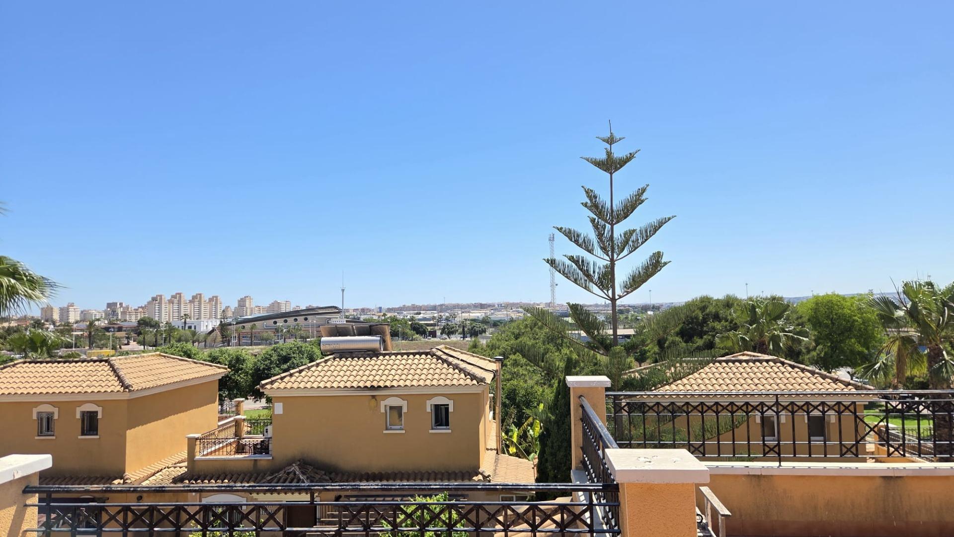Ground-floor layout area in 3-bedroom townhouse, Aguas Nuevas, Torrevieja