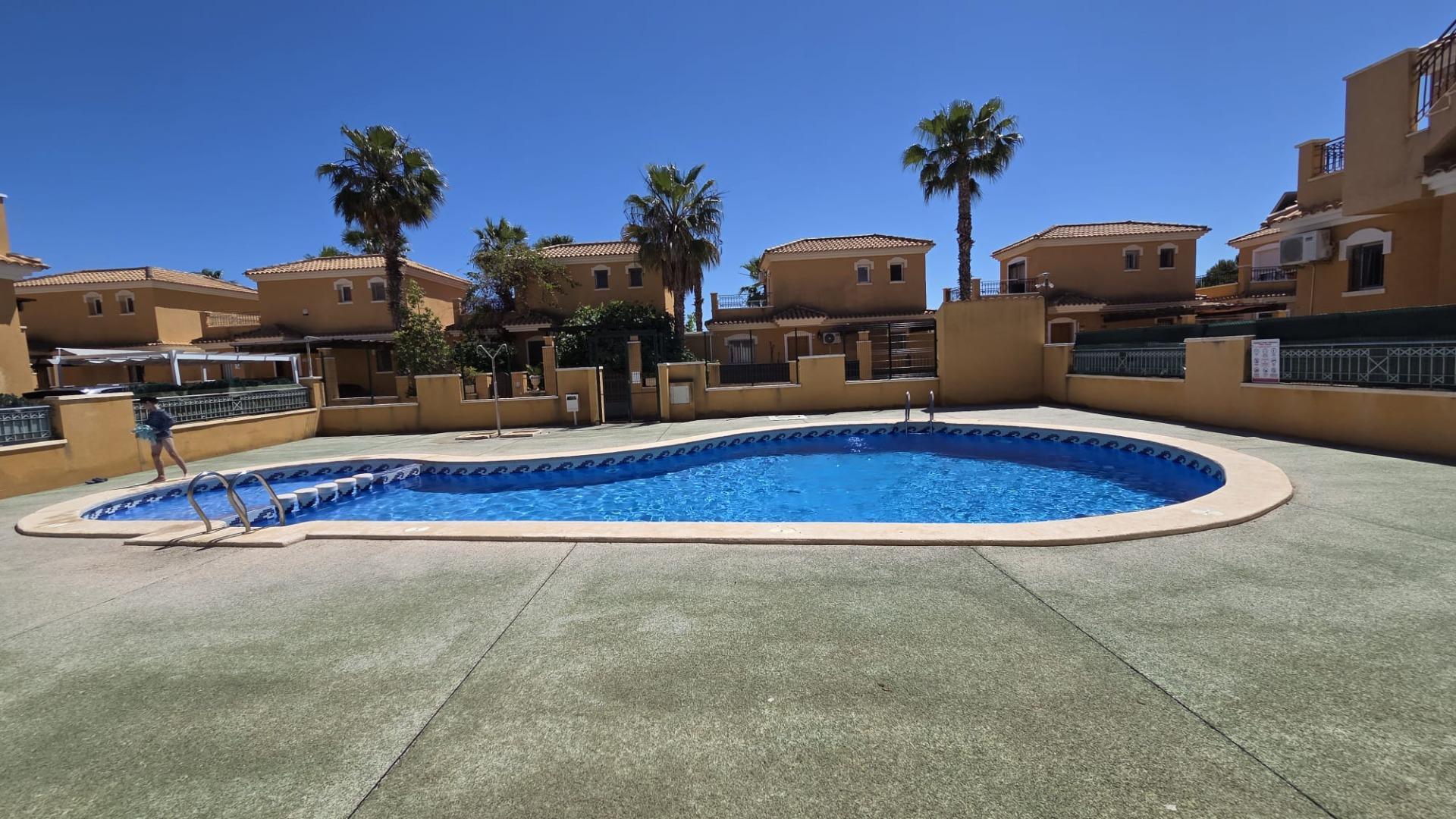 Rooftop solarium with views over surrounding roofscape, Aguas Nuevas, Torrevieja
