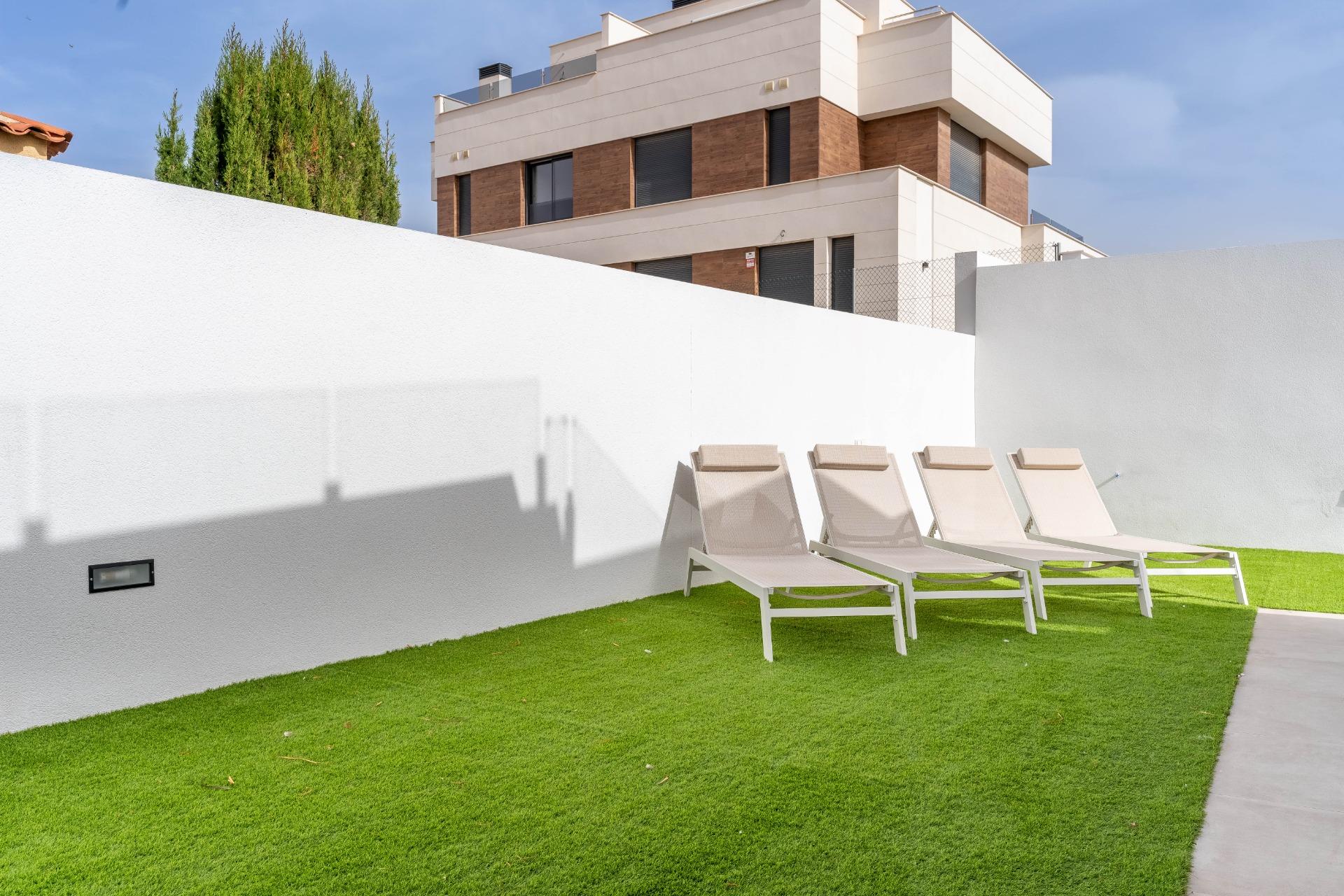 Third bedroom with garden-facing window, La Siesta villa