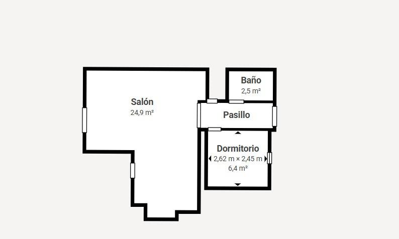 Ground floor plan, 3-bedroom villa in Villamartín-Las Filipinas, Orihuela Costa