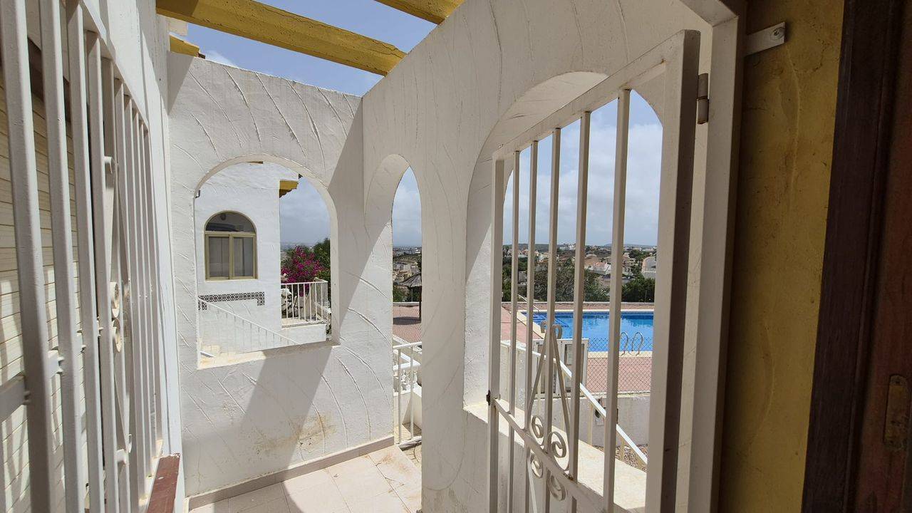 Kitchen with storage units and workspace in 1-bedroom apartment, Rojales Hills, Rojales