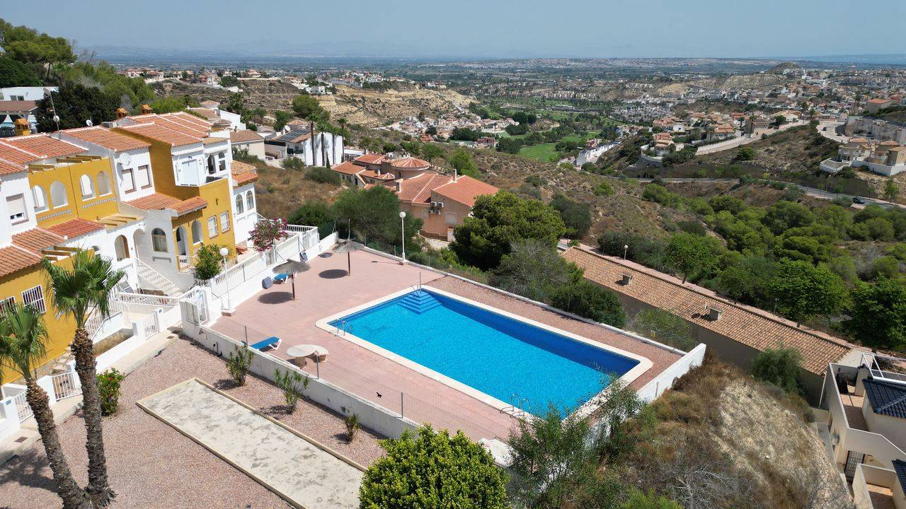 Private terrace of ground-floor apartment in Rojales Hills, Rojales