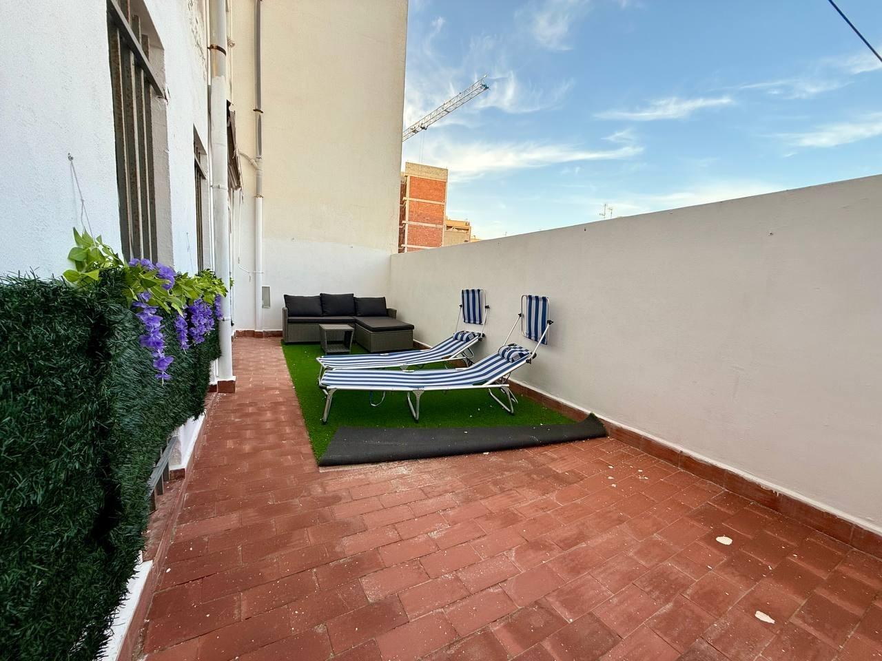 Street view from apartment balcony level, Playa del Cura, Torrevieja