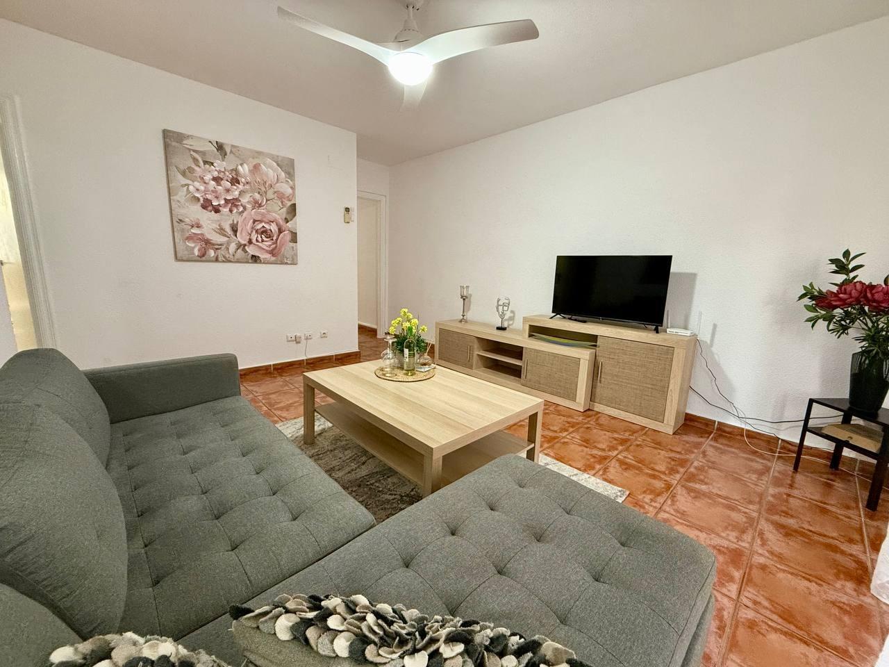 Entrance hallway with doors to rooms, 2-bedroom apartment, Playa del Cura