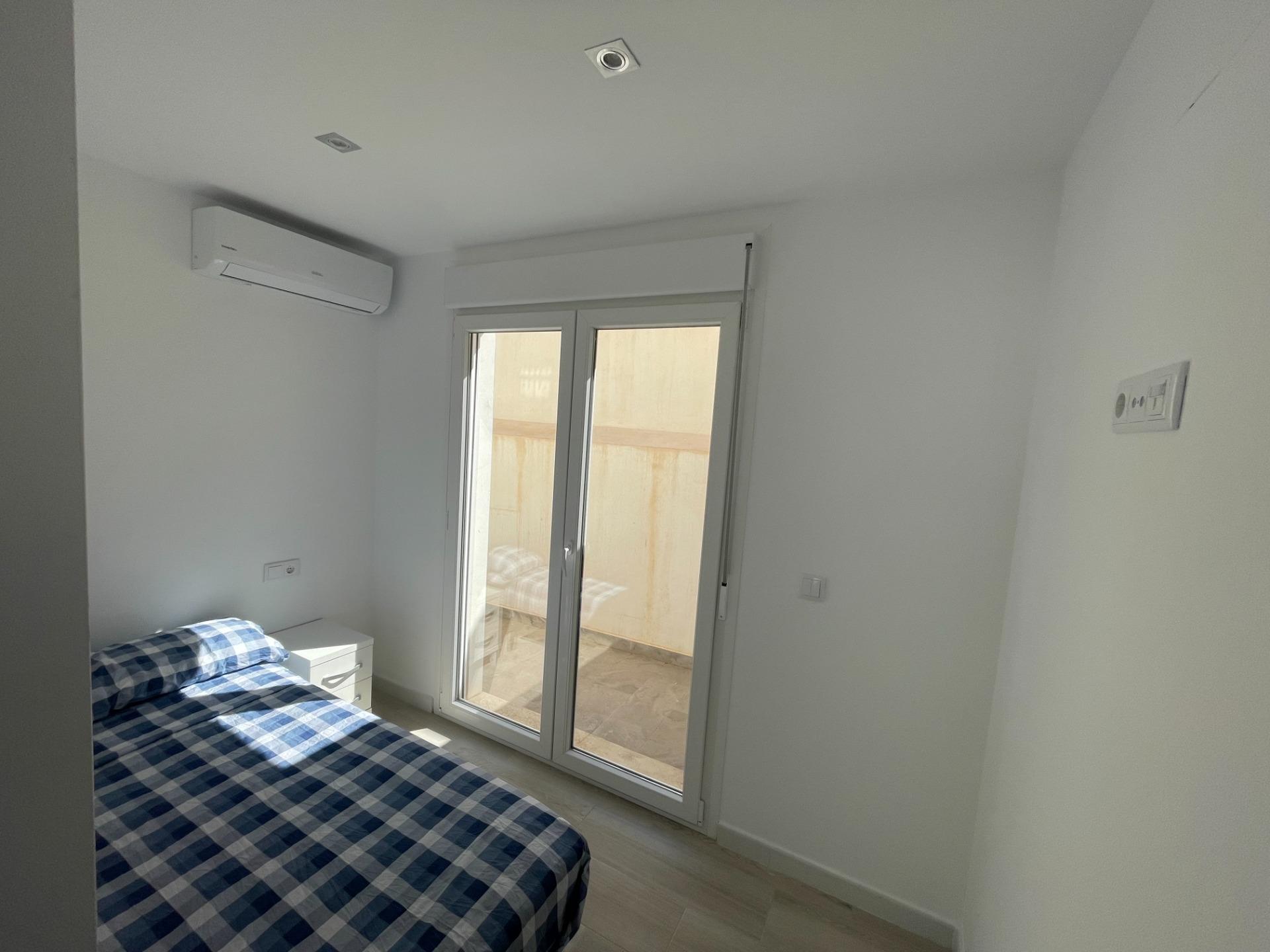 Skylight detail in 1-bedroom bungalow interior, La Regia, Orihuela Costa