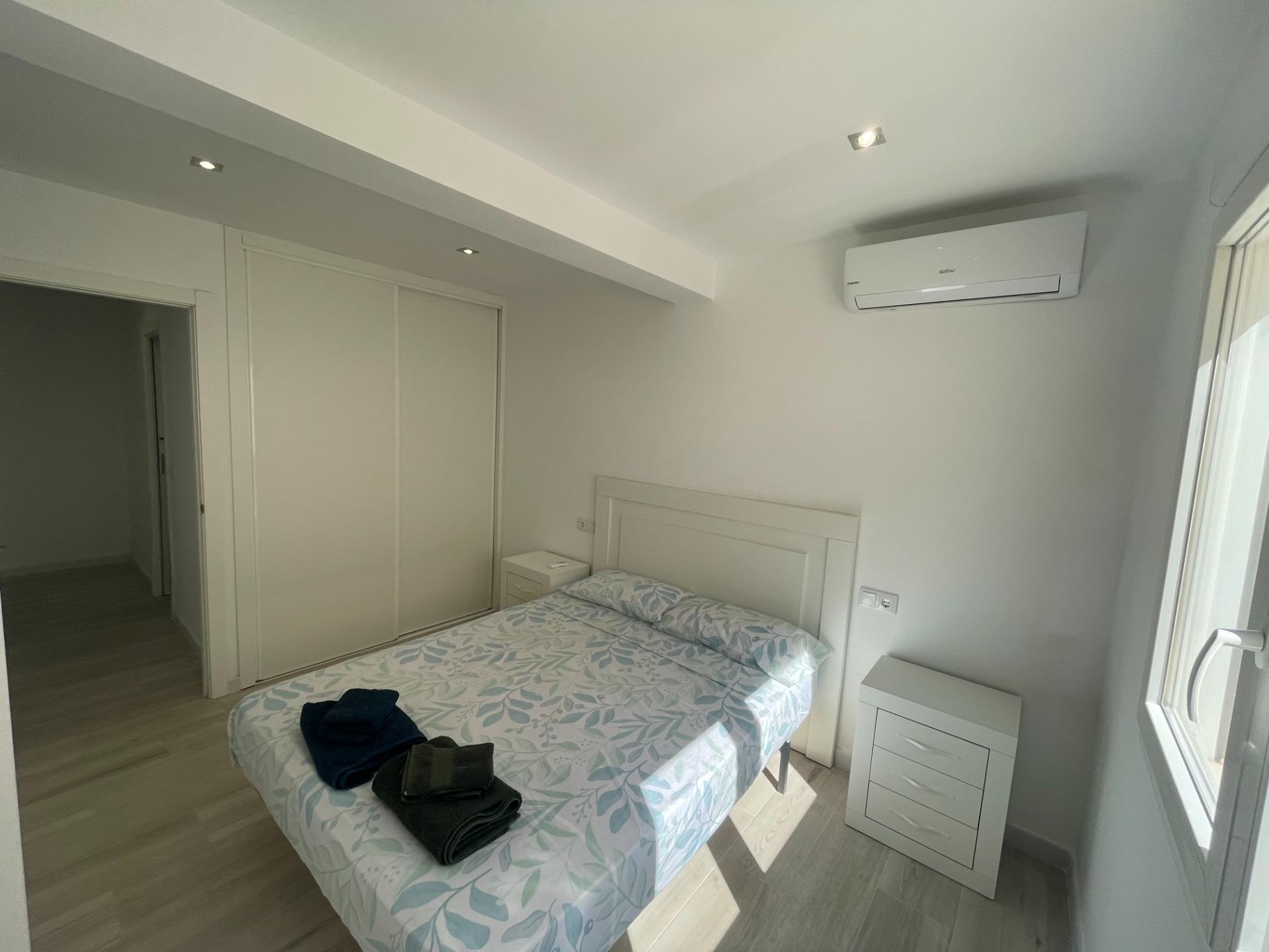 Living room interior with natural light in 1-bedroom bungalow, La Regia