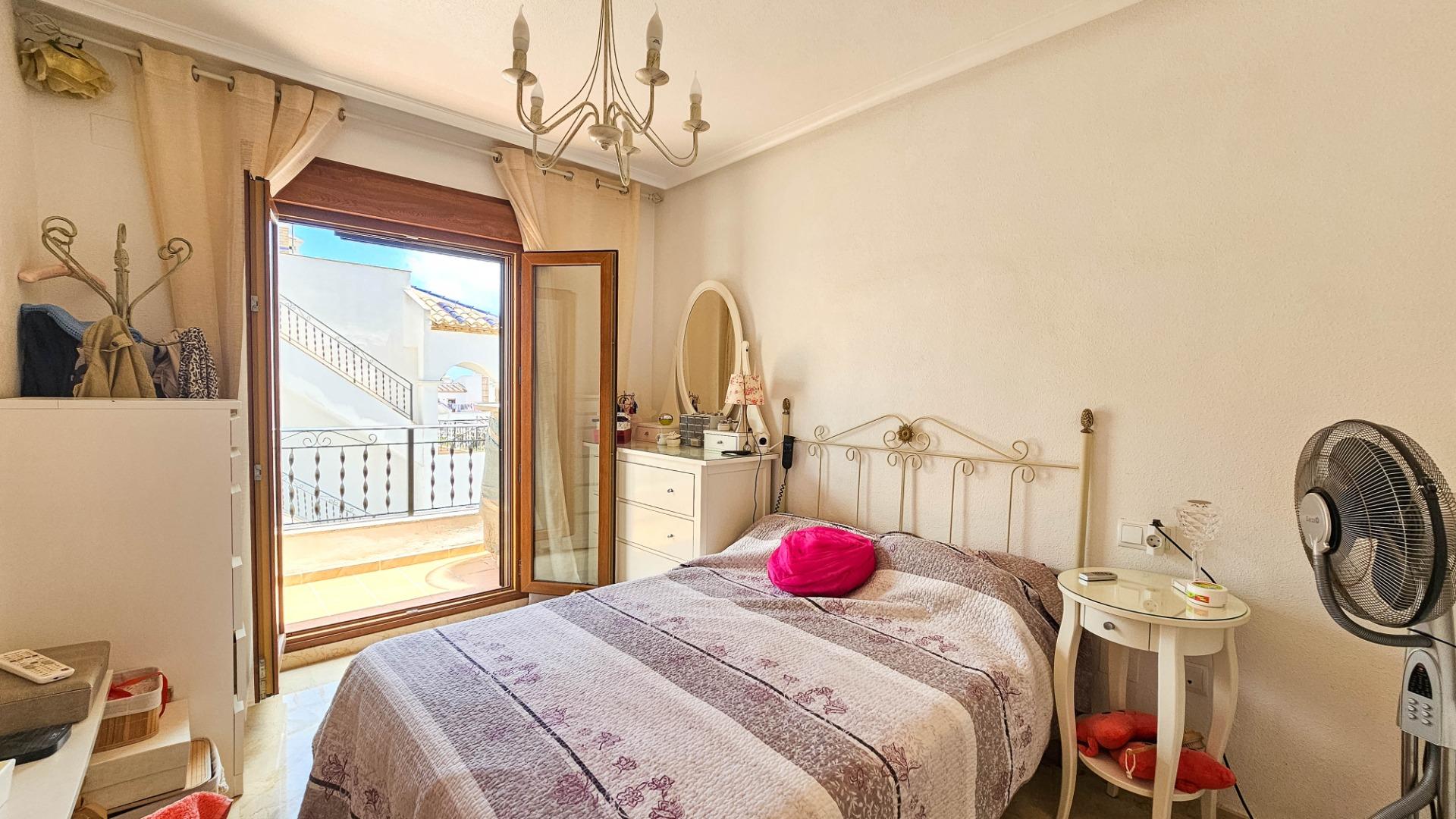 Open view from rooftop solarium across PAU 8, Orihuela Costa