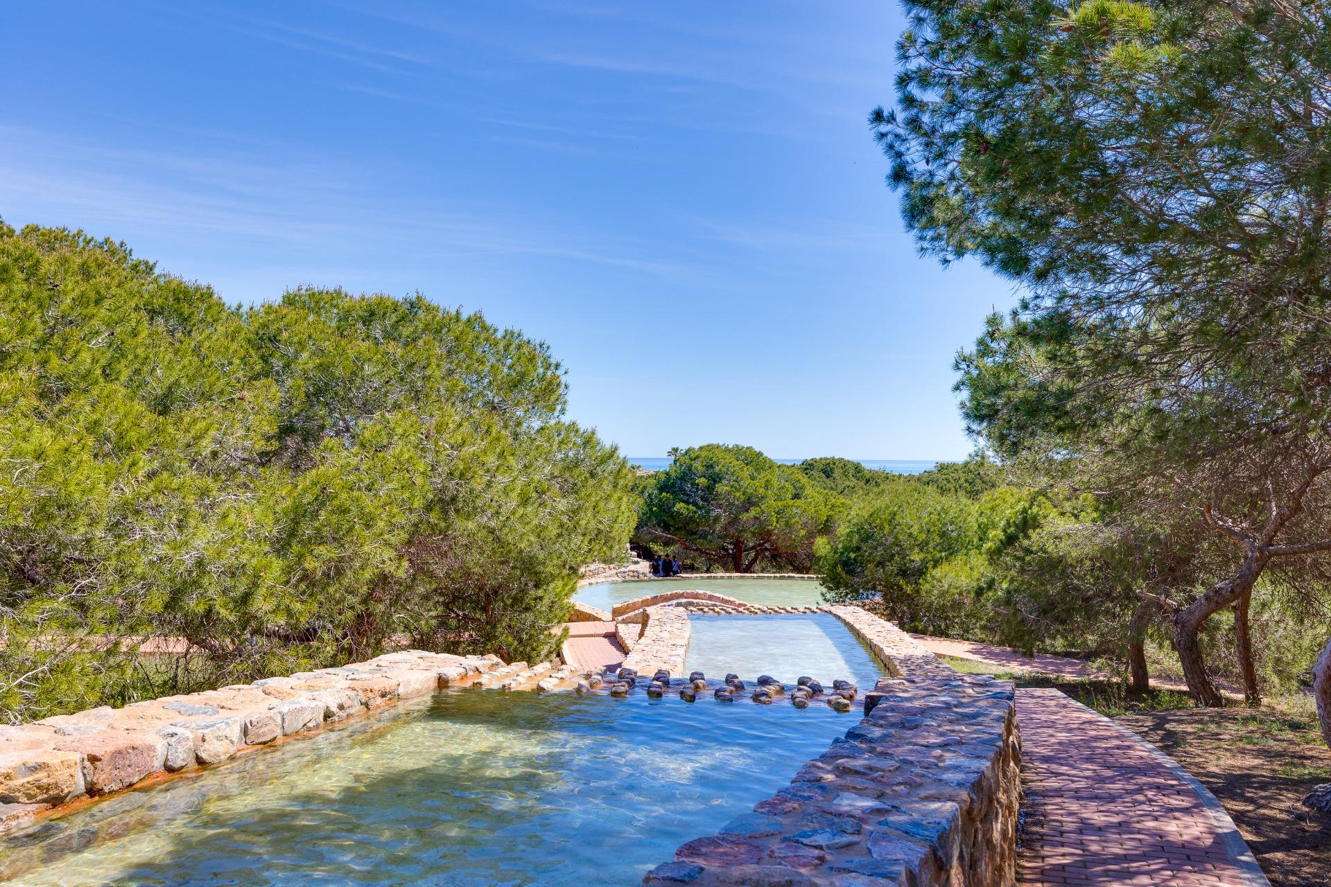 Communal walkway within gated urbanisation, La Mata, Torrevieja