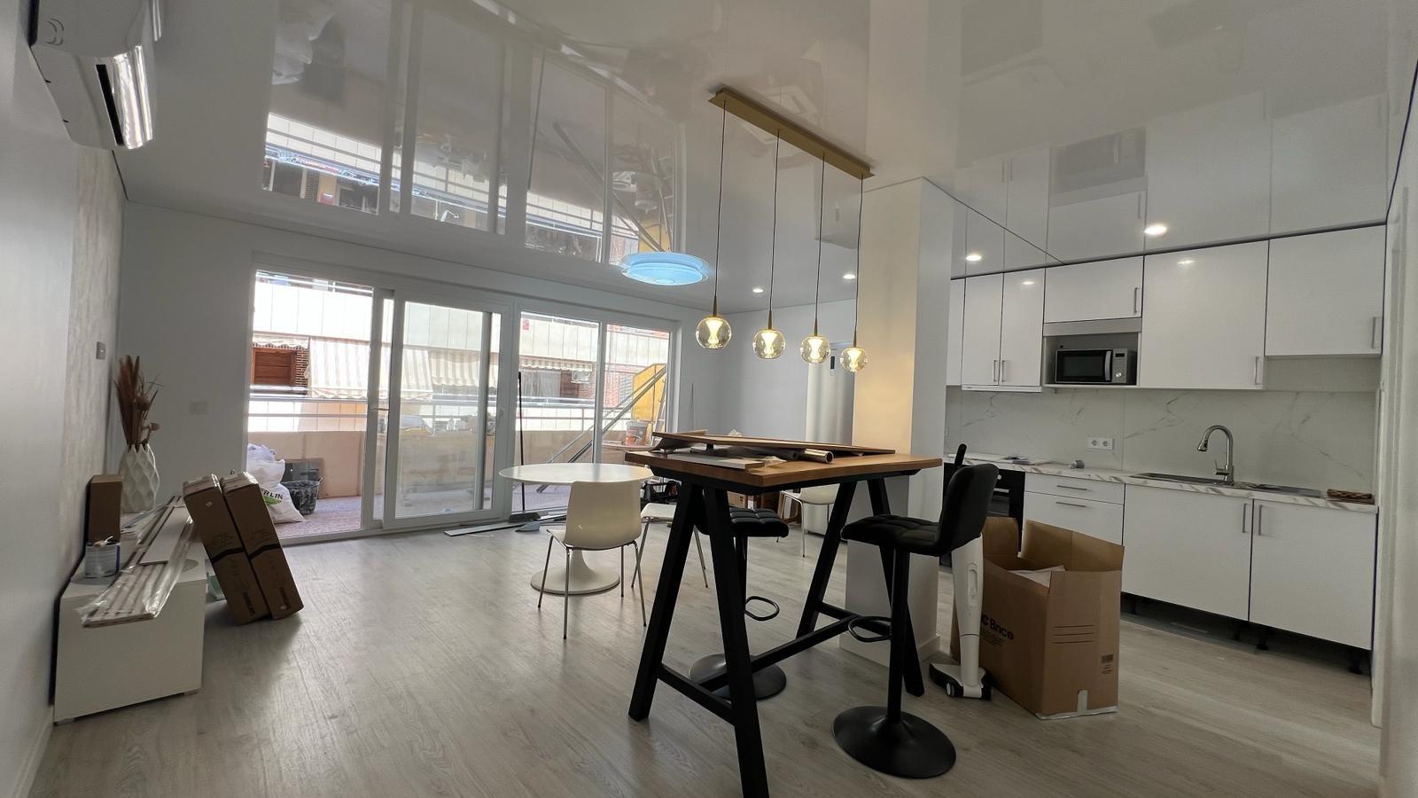Terrace with southeast-facing aspect in 3-bedroom apartment, Acequion, Torrevieja
