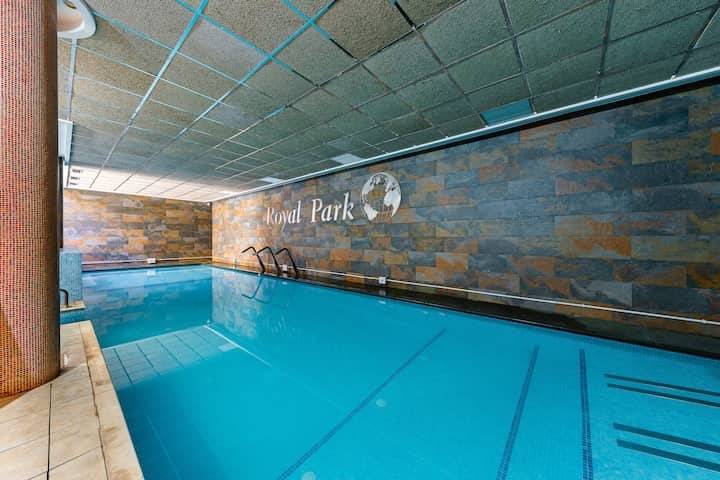 Entrance lobby of Royal Park Spa complex, Lomas de Cabo Roig