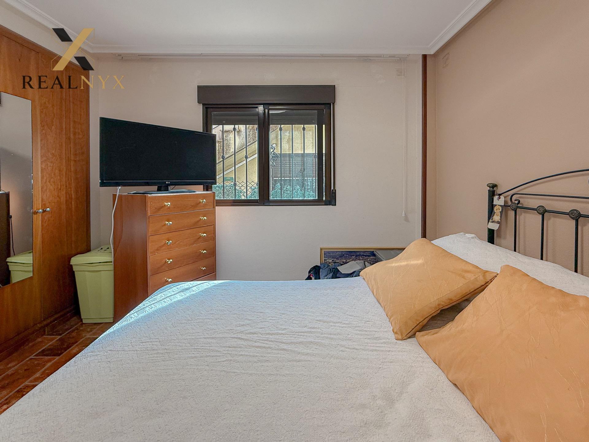 Bedroom window letting in natural light, Aguas Nuevas villa, Torrevieja