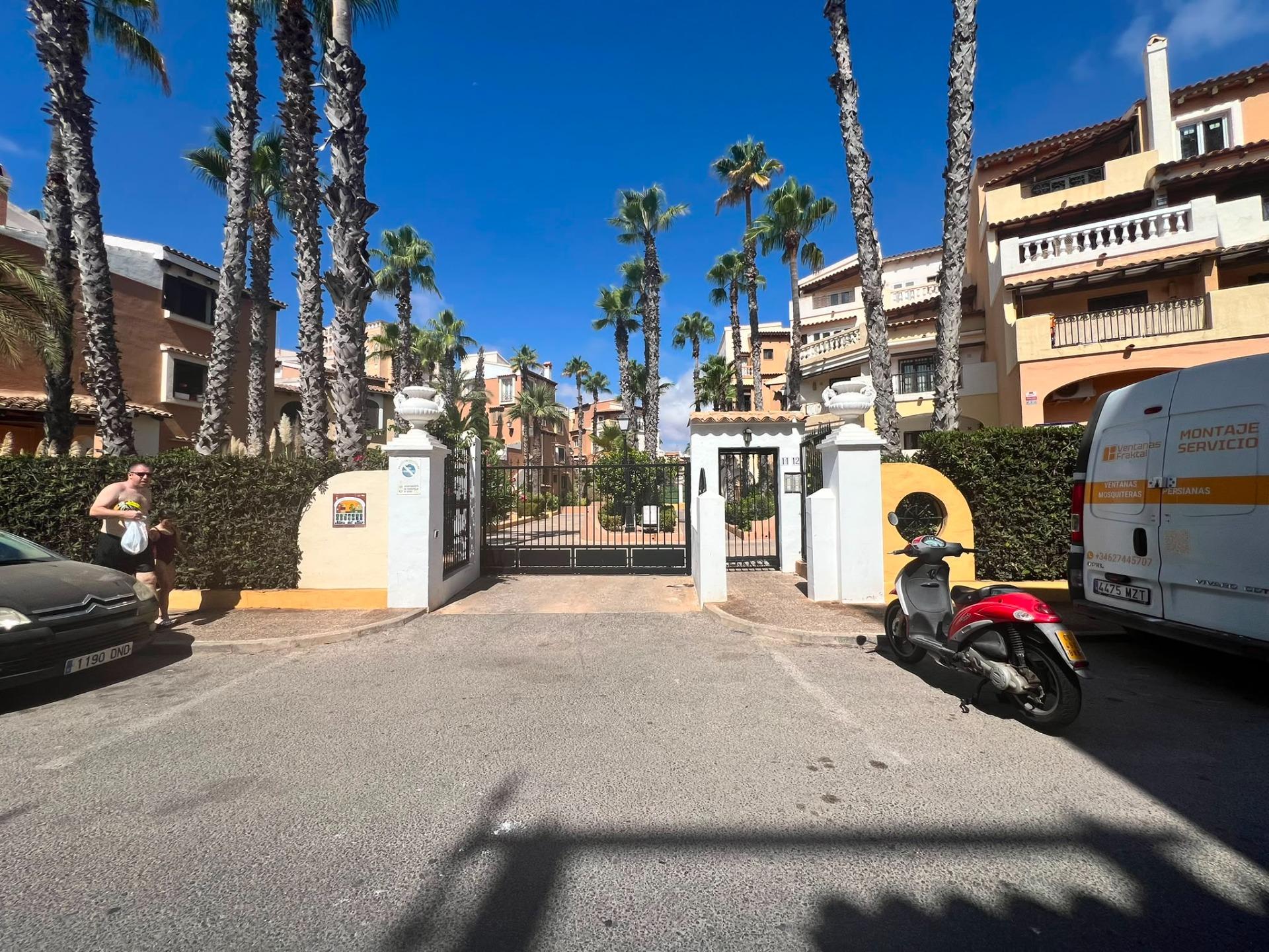 Communal gardens and walkways, Aldea del Mar complex, Playa de los Locos, Torrevieja