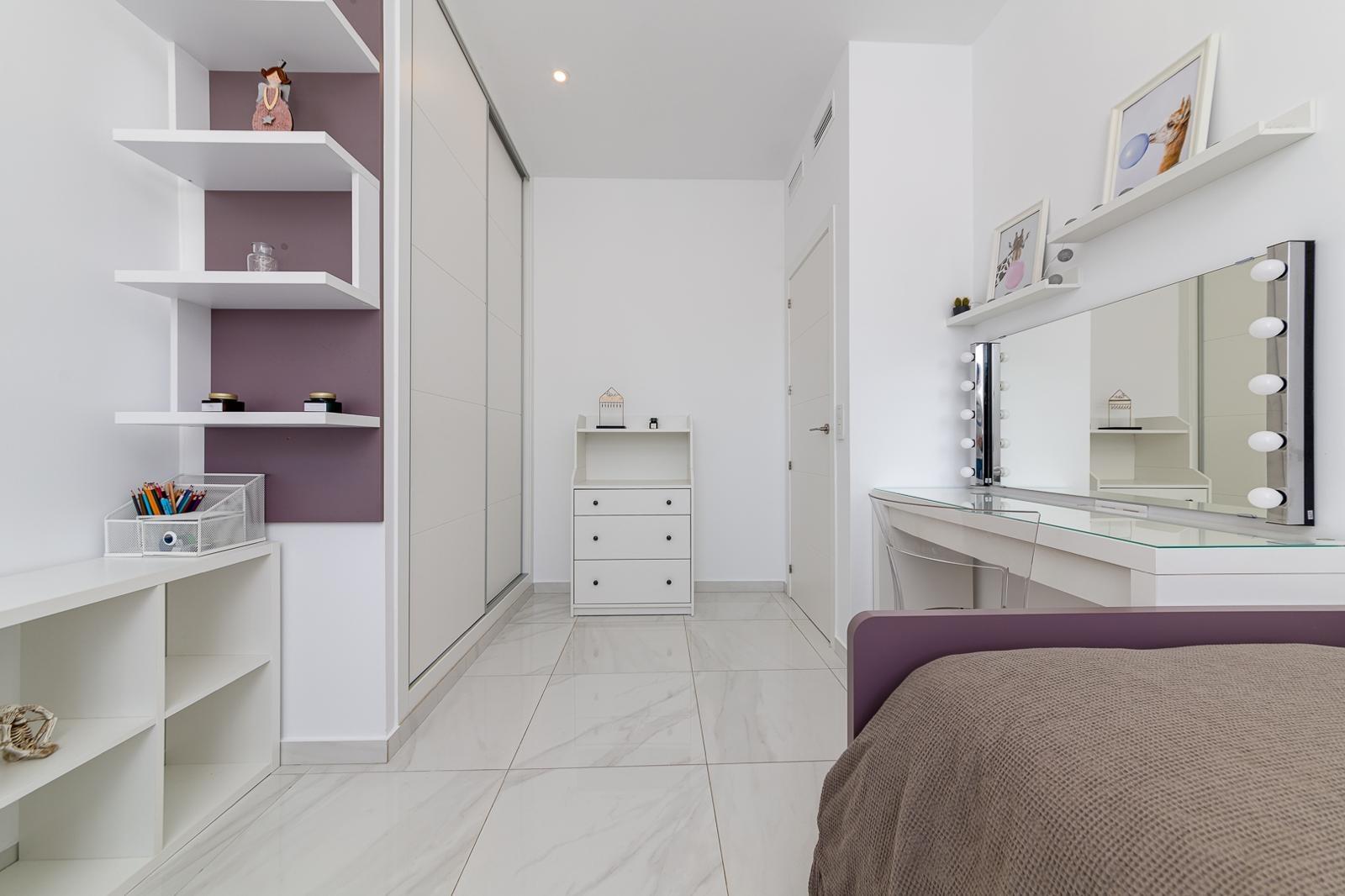 Bathroom with basin and fitted storage units, villa, Villamartin