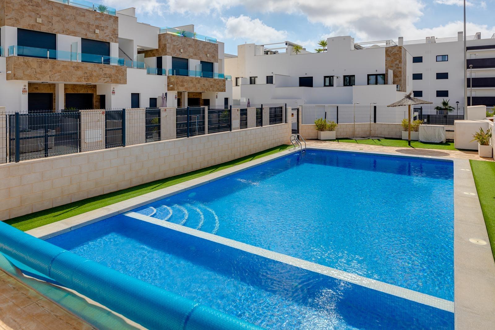 Garden boundary and plot edge, 3-bedroom villa, Villamartin