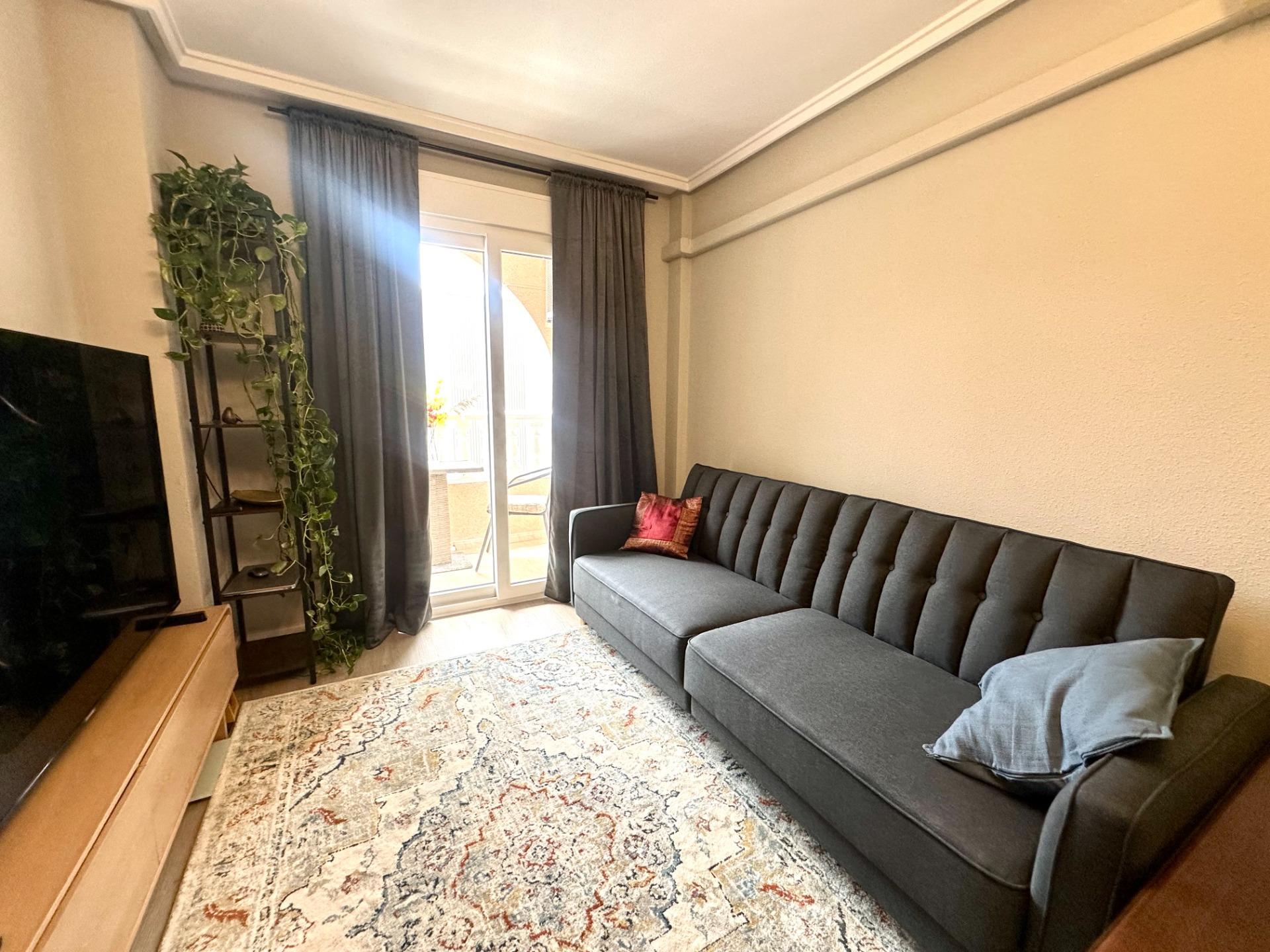 Entrance hall with new flooring and security door, Playa del Cura, Torrevieja