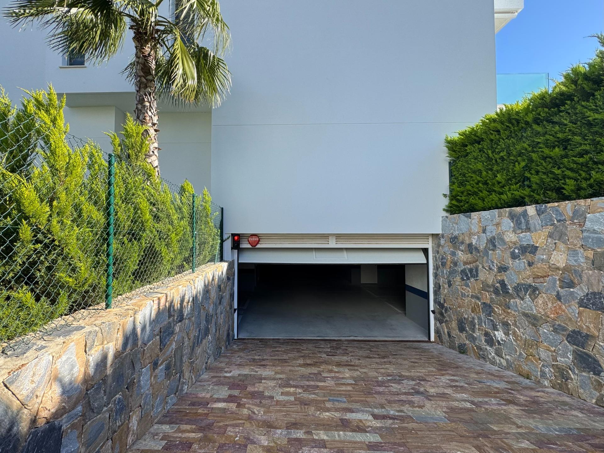 Evening view from terrace of corner apartment, Las Colinas Golf