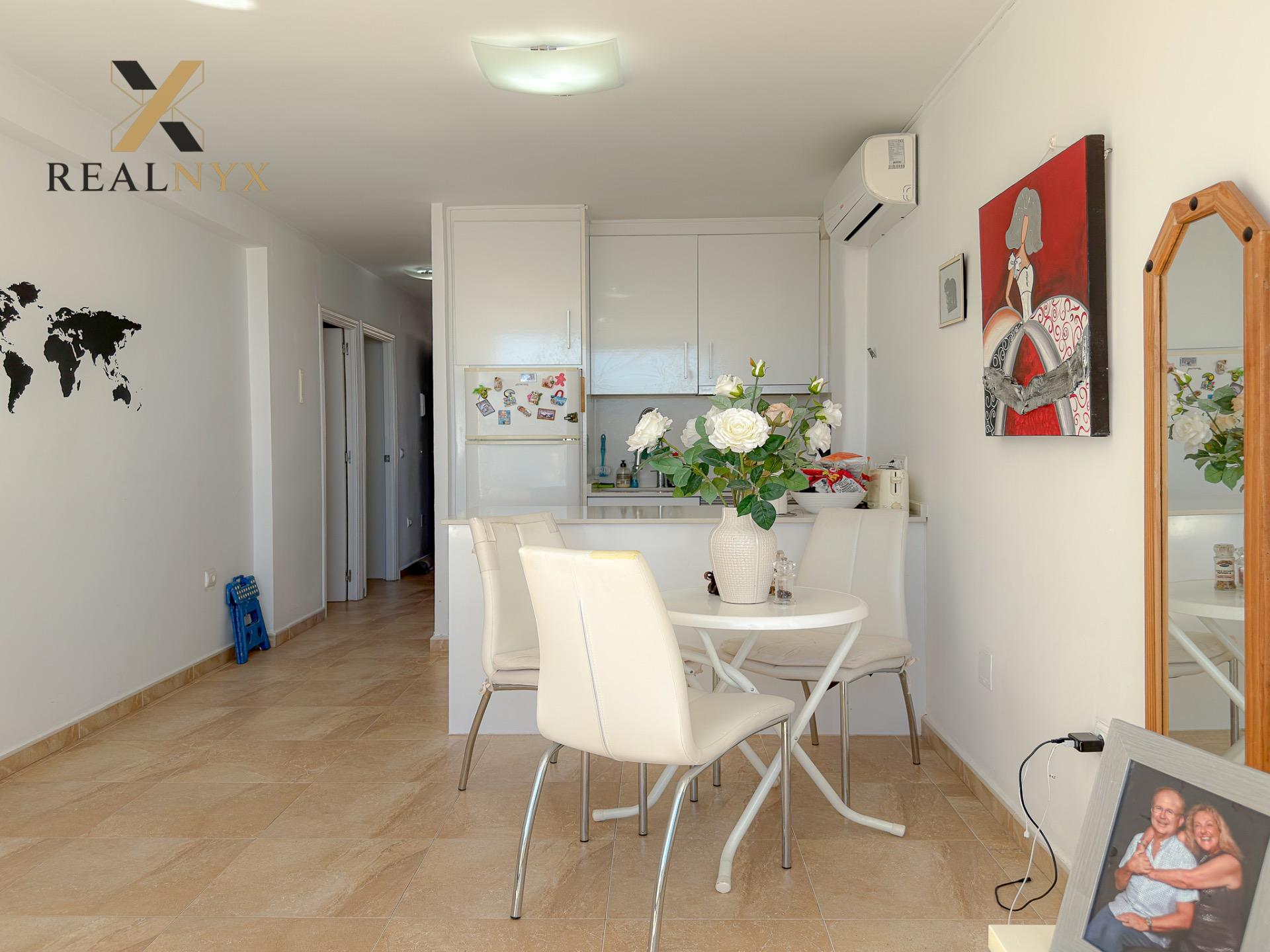 Bathroom basin and shower fittings, 2-bedroom penthouse, Cabo Cervera