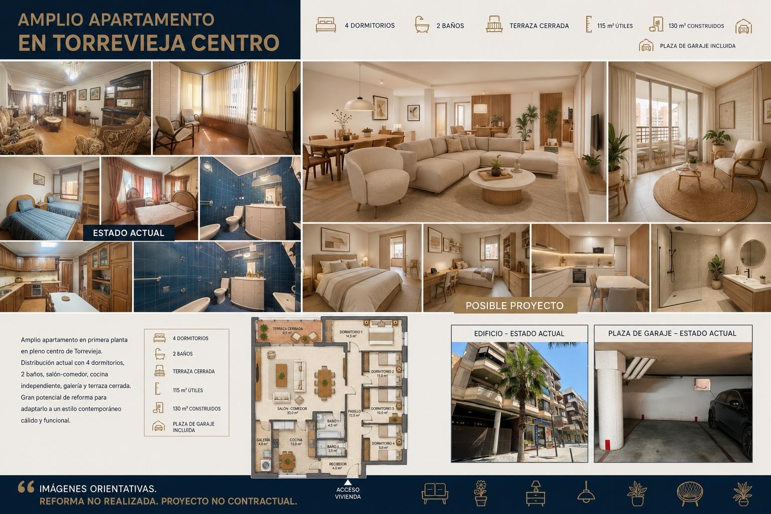 Shelving and storage in pantry, 4-bedroom apartment, Centro, Torrevieja