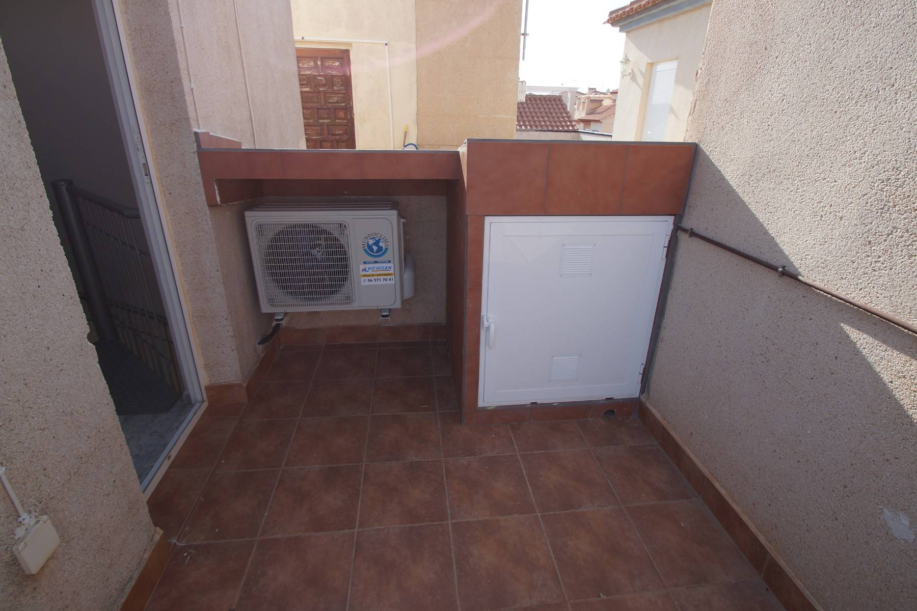 Bedroom with storage in 2-bedroom top-floor bungalow, Playa Flamenca
