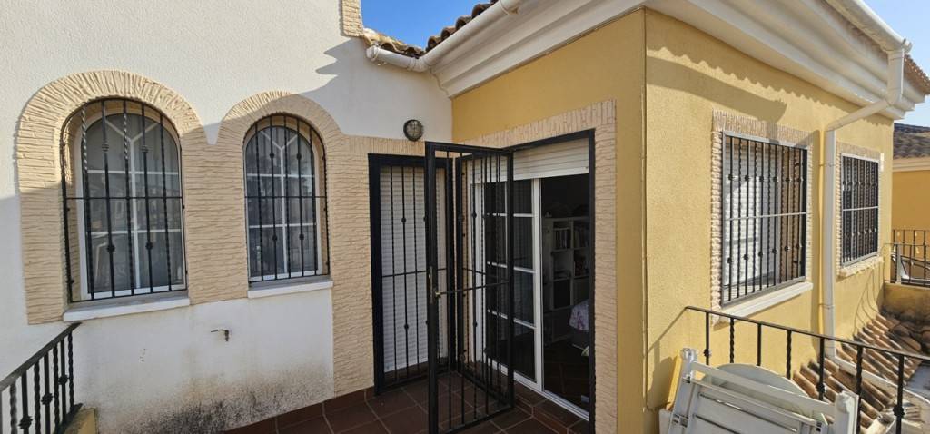 Ground-floor terrace with outdoor seating at villa, Lo Crispin, Algorfa
