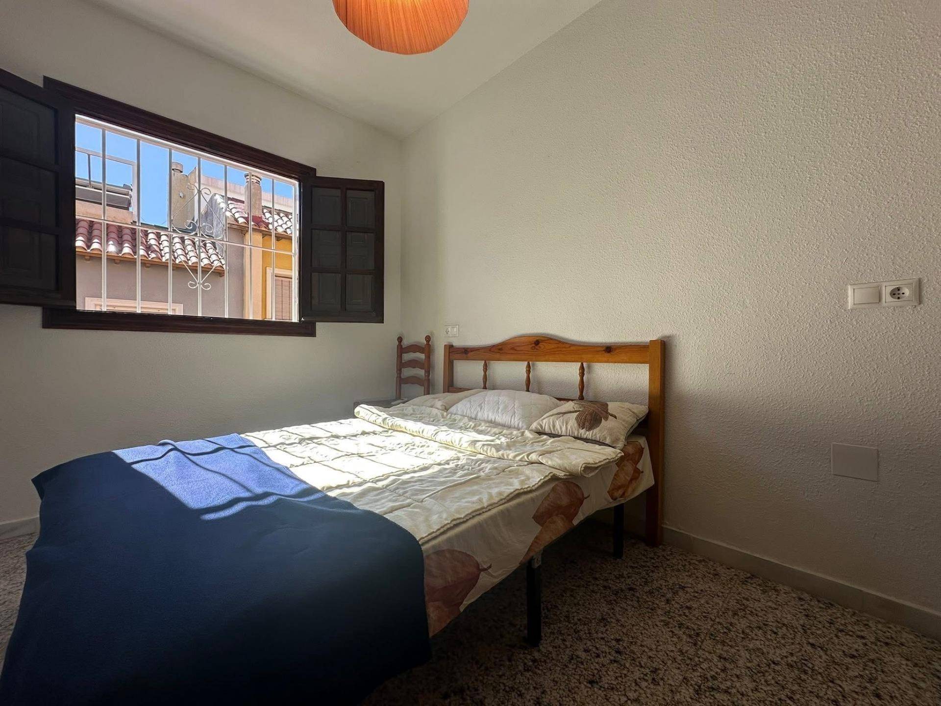 Outdoor space and garden, 2-bedroom villa in Cabo Cervera, Torrevieja