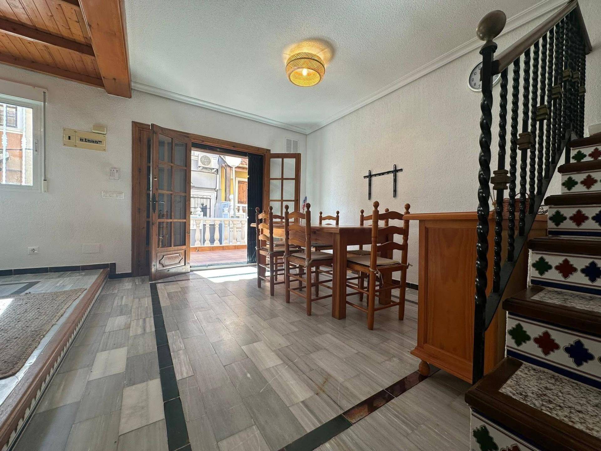 Kitchen area in 2-bedroom villa, Cabo Cervera, Torrevieja