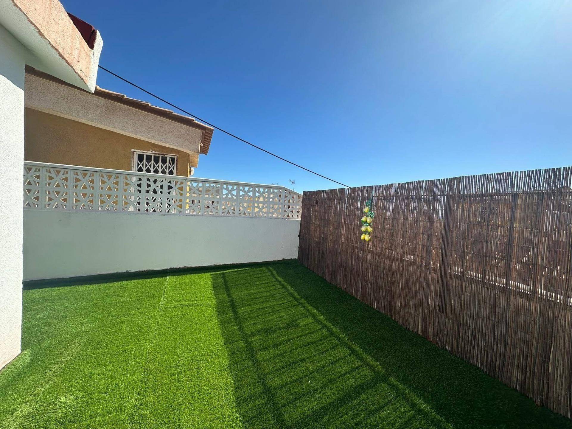 Garden area of villa in Cabo Cervera, Torrevieja
