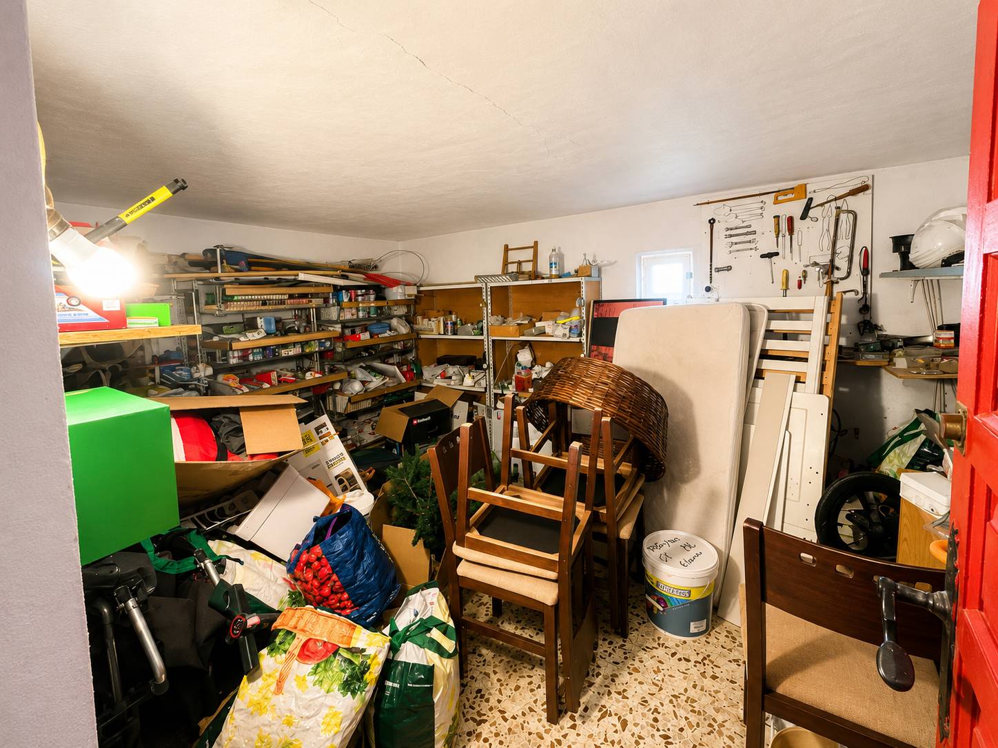 Private garage interior, villa in La Siesta, Torrevieja