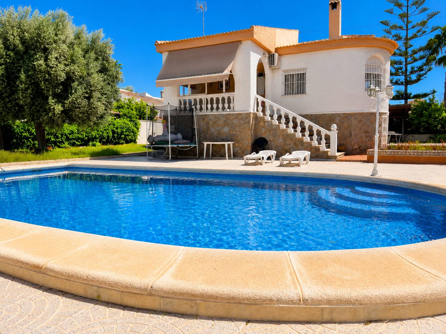 Interior of private garage, 5-bedroom villa in La Siesta