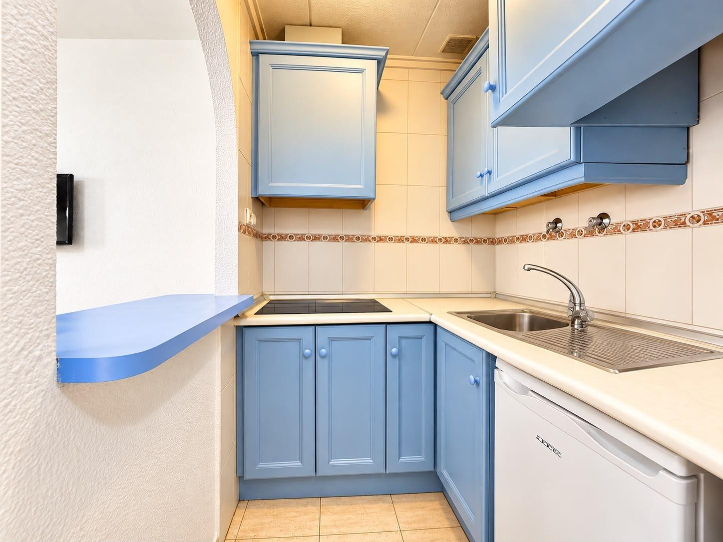 Communal facilities in studio apartment complex, Playa del Cura