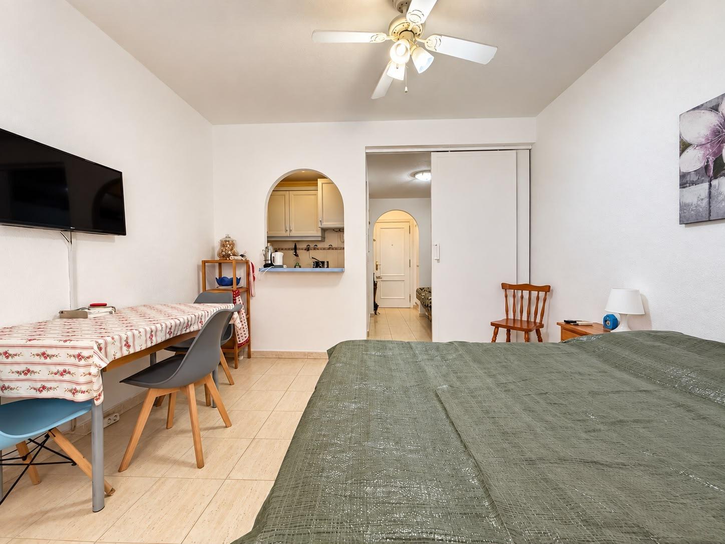 Communal pool and surrounding area, residential complex, Playa del Cura