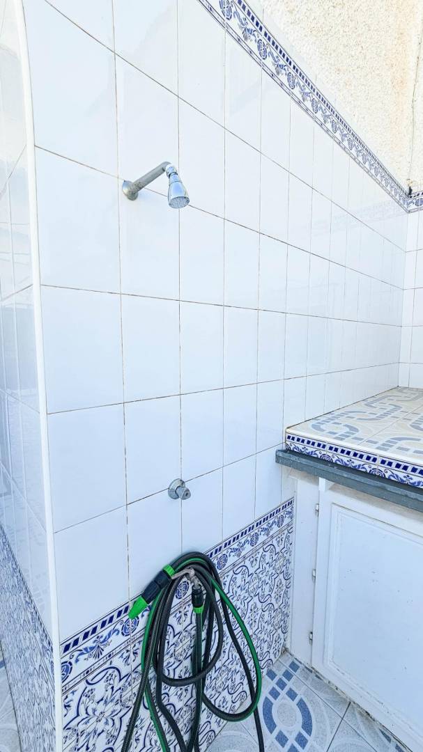 Outdoor terrace of bungalow in Torretas, Torrevieja