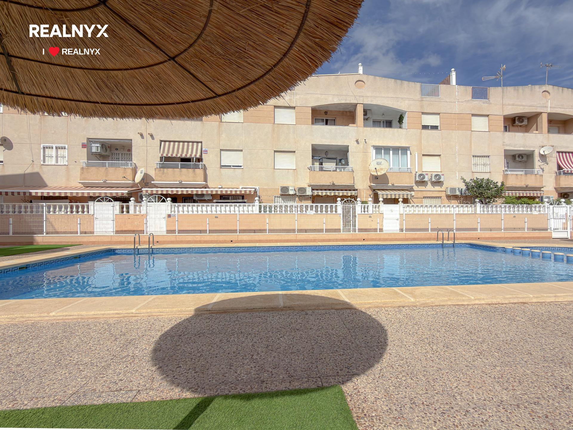 Living area in 2-bedroom bungalow, Nueva Torrevieja, Torrevieja