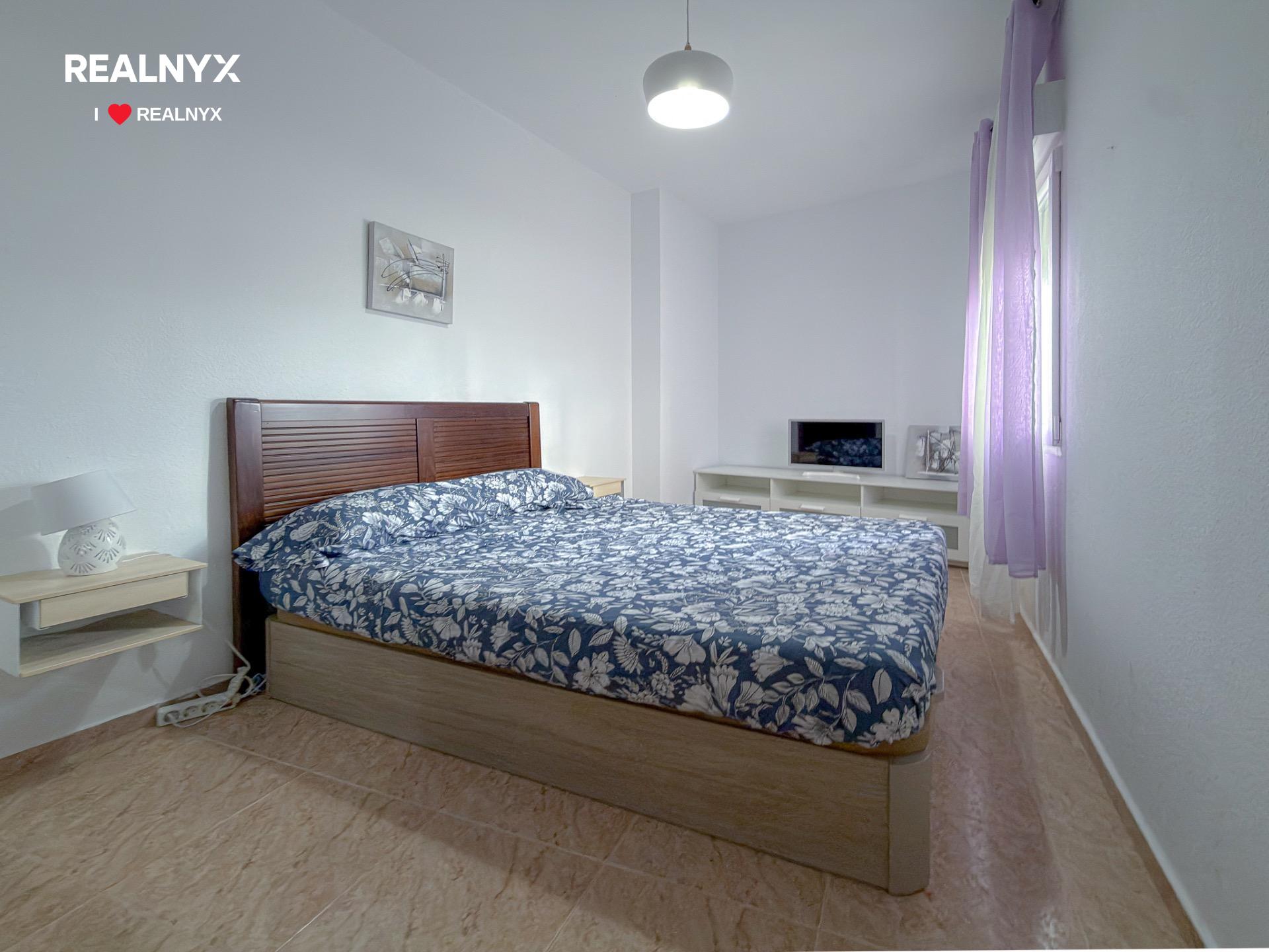 Bedroom with window, 2-bedroom bungalow, Nueva Torrevieja