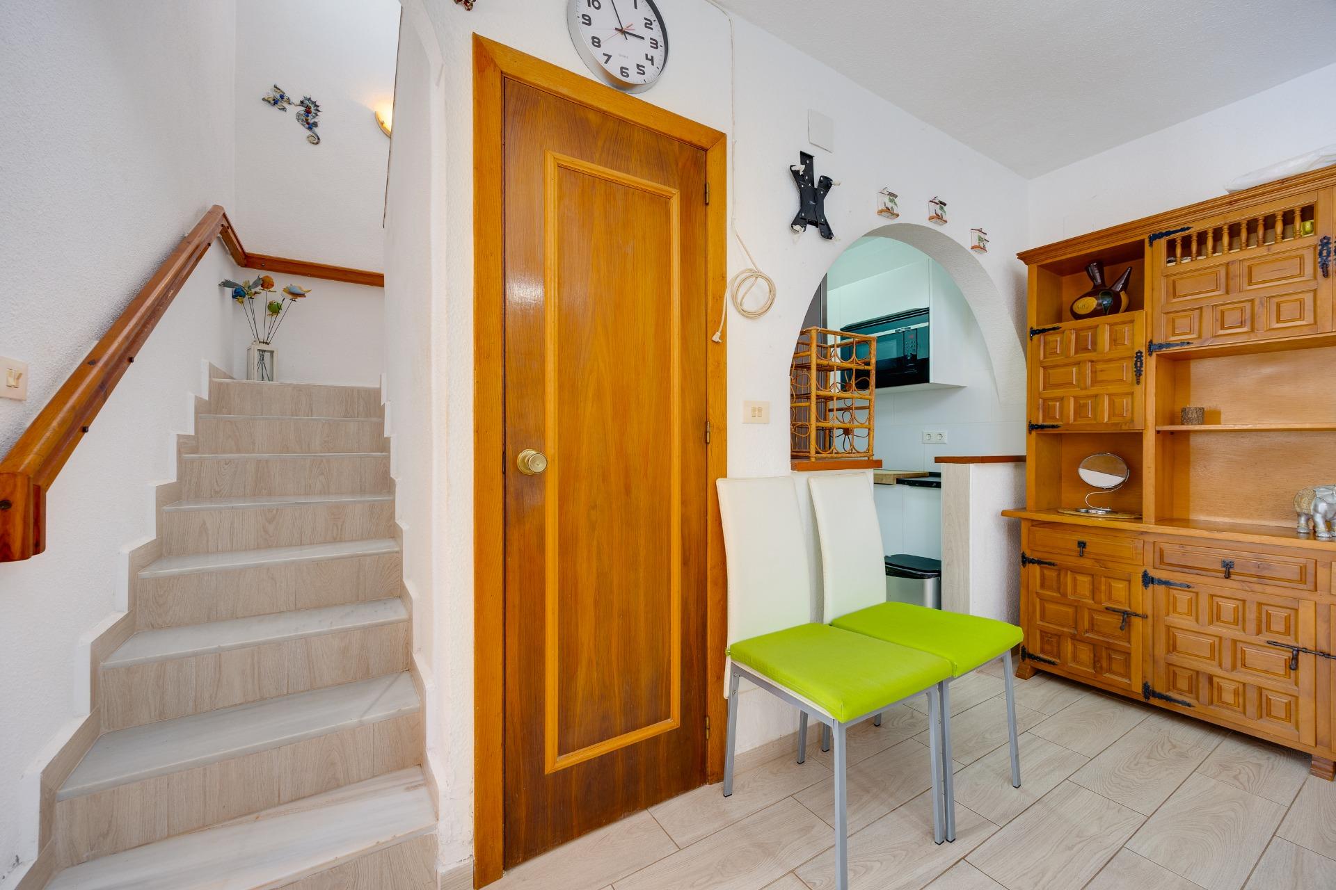Kitchen detail showing storage and worktop, Calas Blanca villa