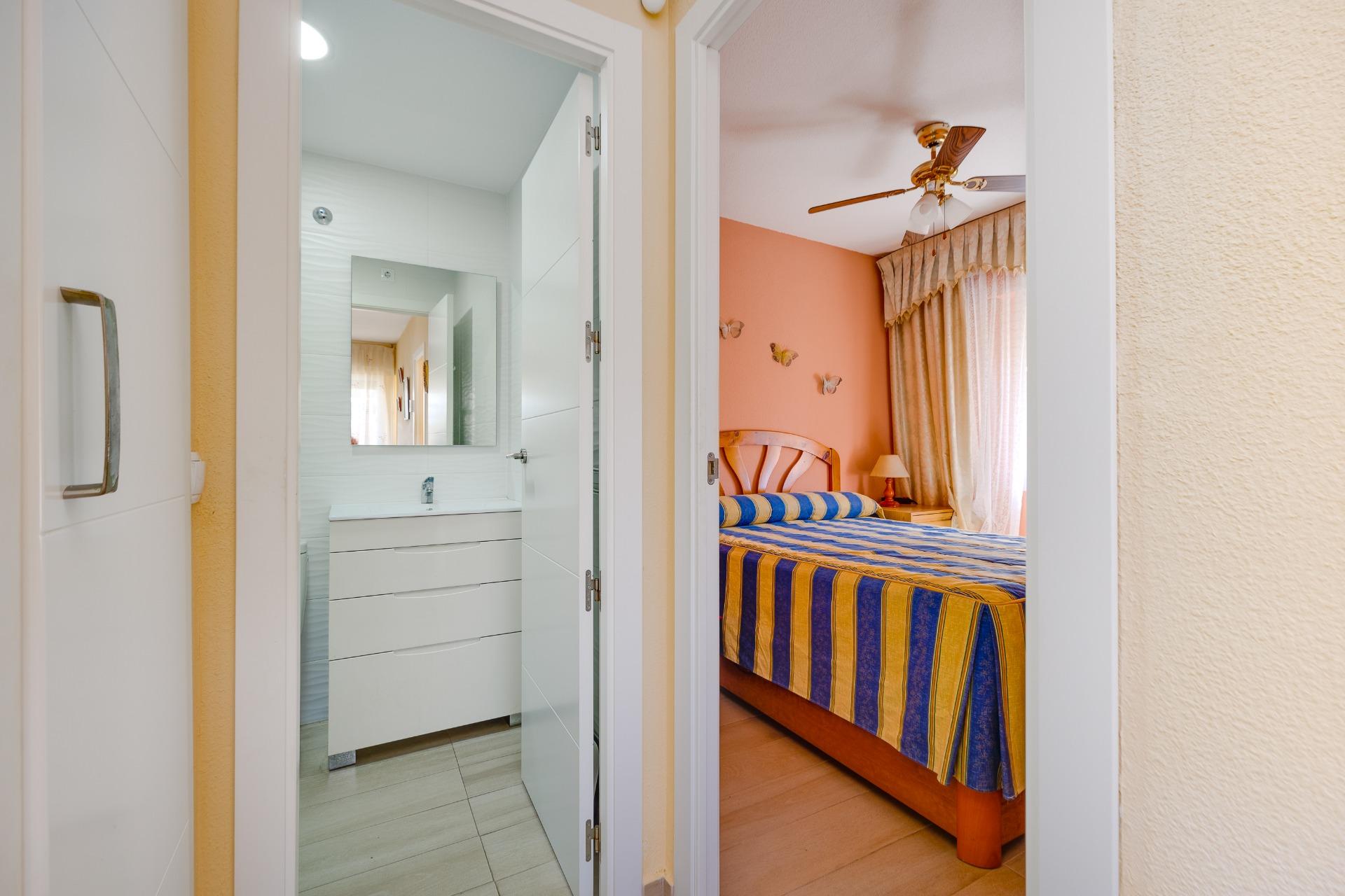 Bathroom fittings in ground-floor townhouse, Los Altos