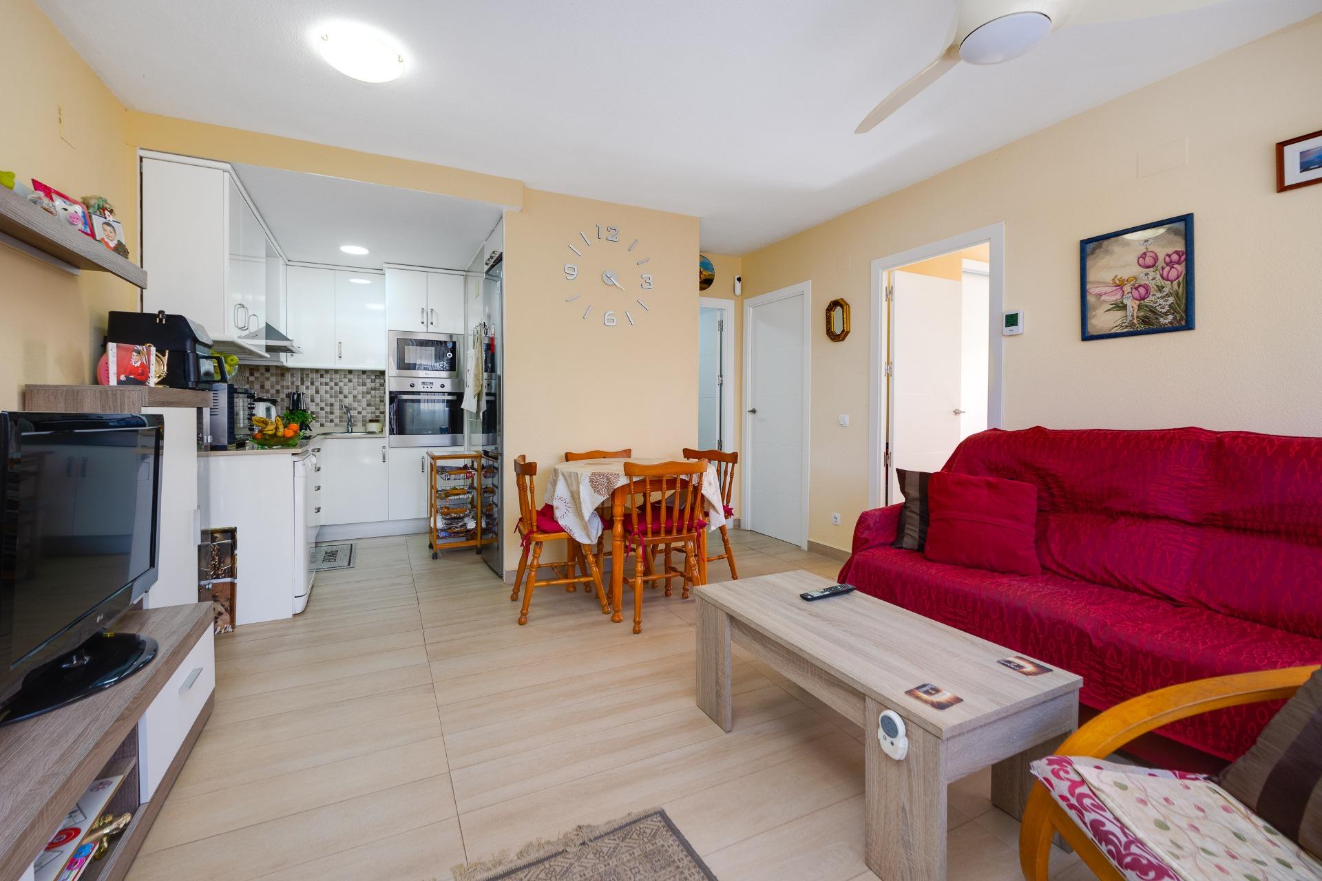 Living area in 2-bedroom townhouse, Los Altos, Torrevieja